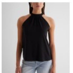 Express Gathered Halter Neck Tank